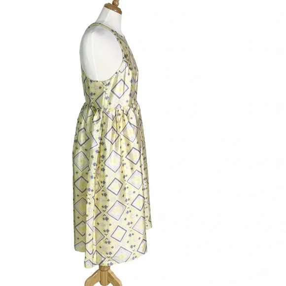 Baum Und Pferdgarten Adeva Midi Dress Pastel Yellow Size 6 NWT - Picture 7 of 13